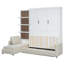 Murphy Bed Wall Bed with Sofa and Shelves-1017175133