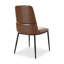 Chaise d'appoint rembourrée en cuir Welles-141701522