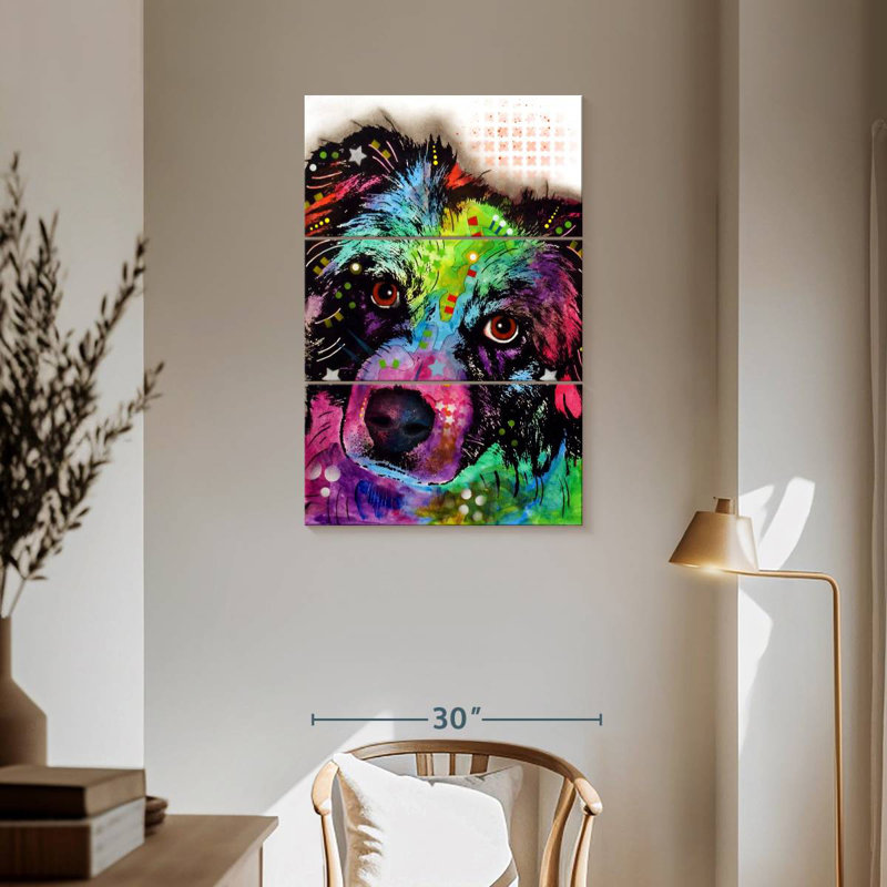 Brampt Aussie, 57" H x 36" W