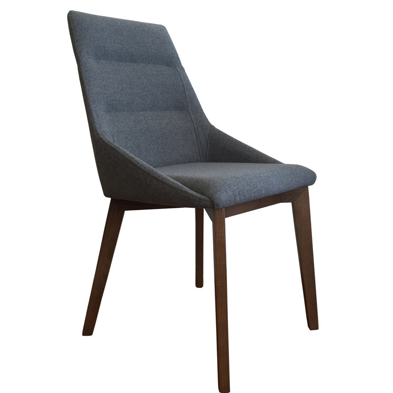 Chaise d'appoint rembourrée grise Kysorville