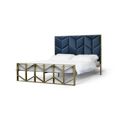 Upholstered Velvet Bed