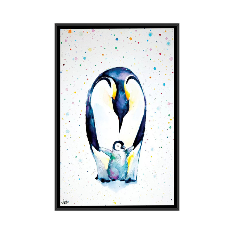 « little steps », peinture sur toile tendue, H 48 po x l 32 po x P 1,5 po, Toile avec cadre noir, Pas de tapis