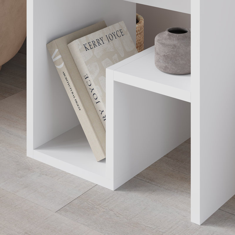 Sierd End Table, White