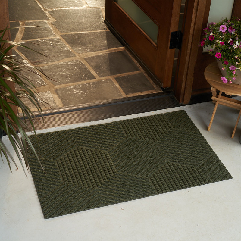 Paillasson WaterHog® Luxe Zephyr, L 21,5 po x L 35 po, Olive