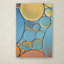 «Blue and Apricot Drops», reproduction de photo sur toile tendue-32709362