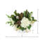 Holiday Arrangement with Hydrangeas, Pinecones and Bows-2107703561