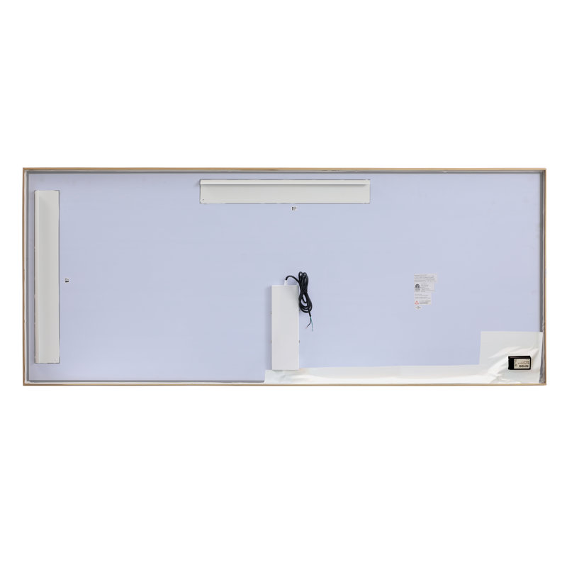 Miroir Piche, 30 po x 72 po, Laiton