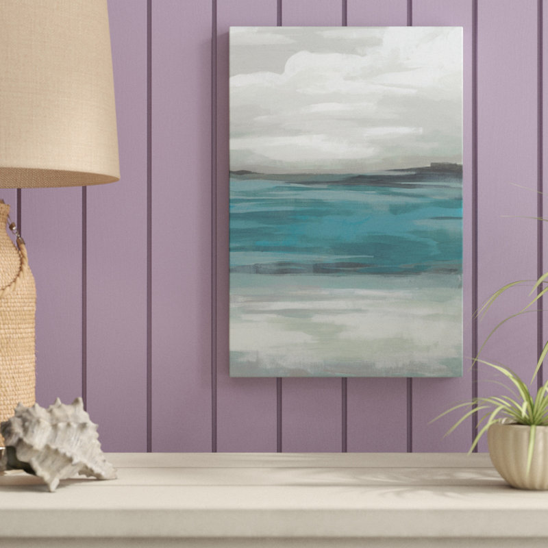 «Storm Front I», peinture sur toile, H 18 po x l 12 po