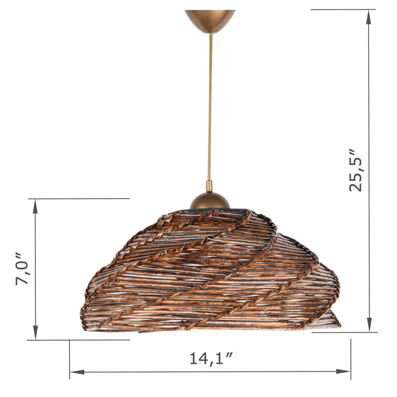 Elissha 1 - Light Antiquation Pendant