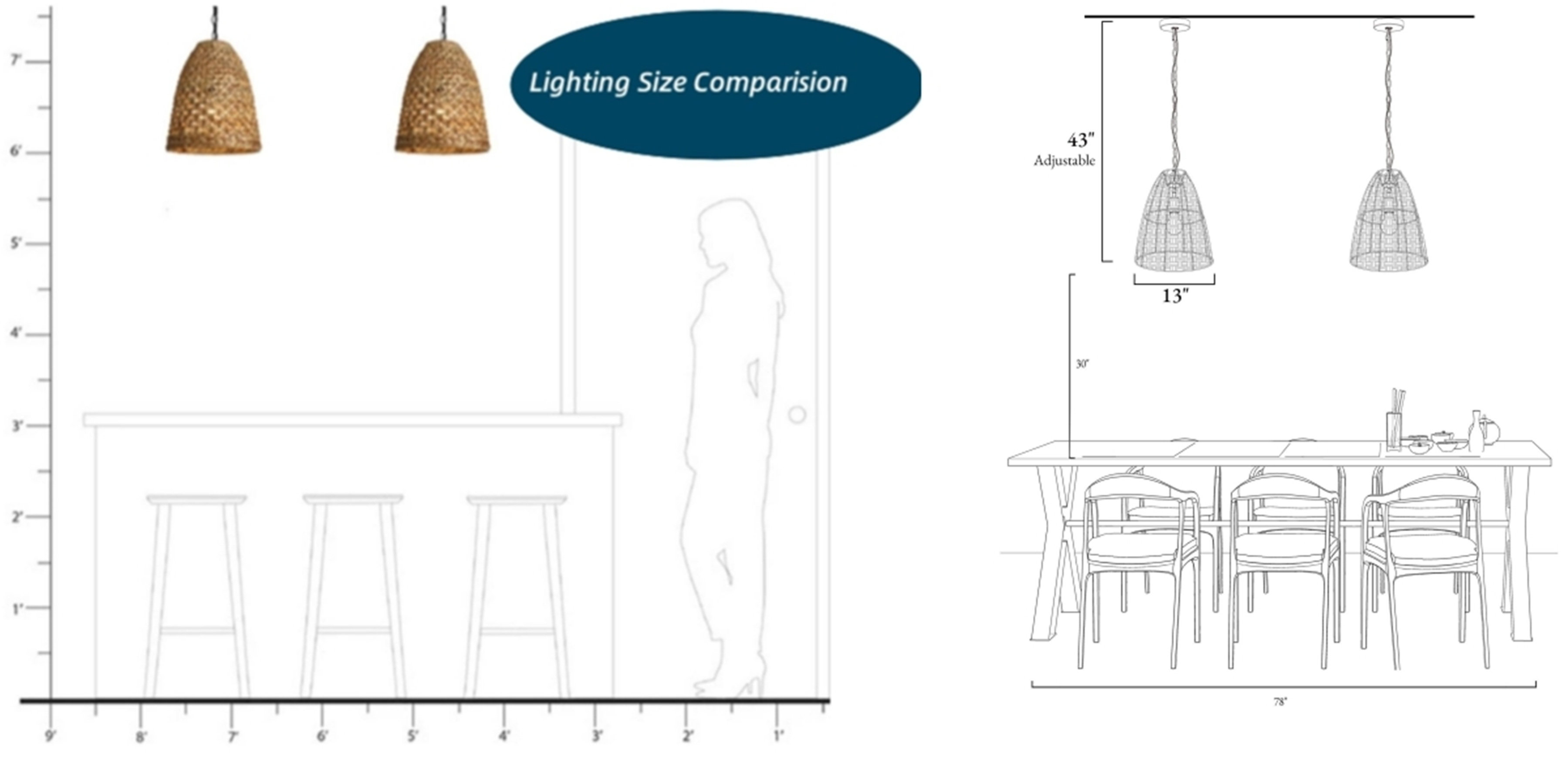 Beachcrest Home™ Millerville 1 - Light Large Size 13