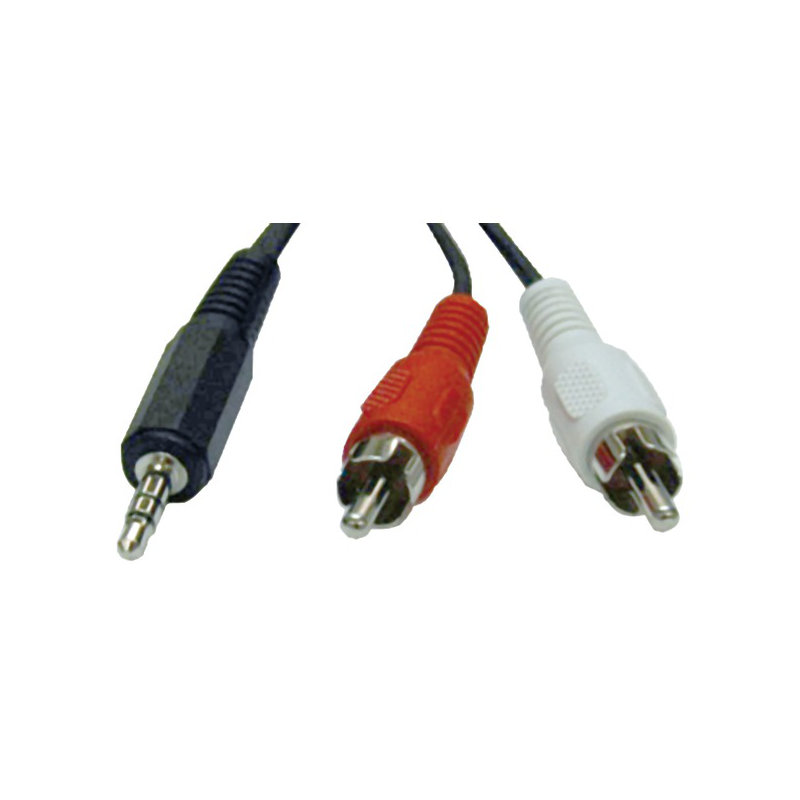 3.5mm Audio Cable Y Adapter - 12'