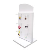 Roberto Countertop Display with Hooks 10X10X21" Spinner Rack