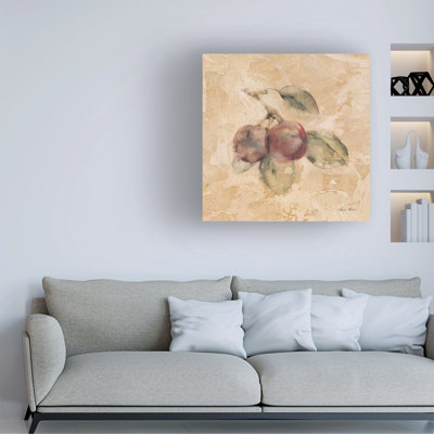 Bolog Cheri Blum Plums Square Canvas Art