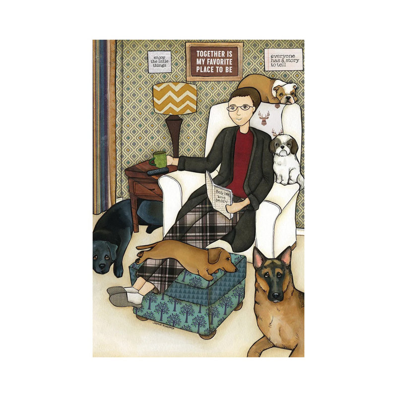 Together by Jamie Morath - Wrapped Canvas Gallery-Wrapped Canvas Giclée, Wrapped Canvas, 12" H x 8" W