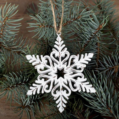 Ornement en forme de flocon de neige