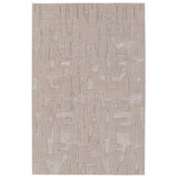 Ivy Bronx Corsen Powerloomed Abstract Tan/Taupe Area Rug