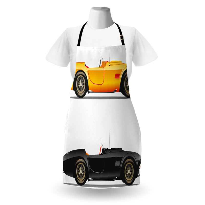No Pattern Bib Apron