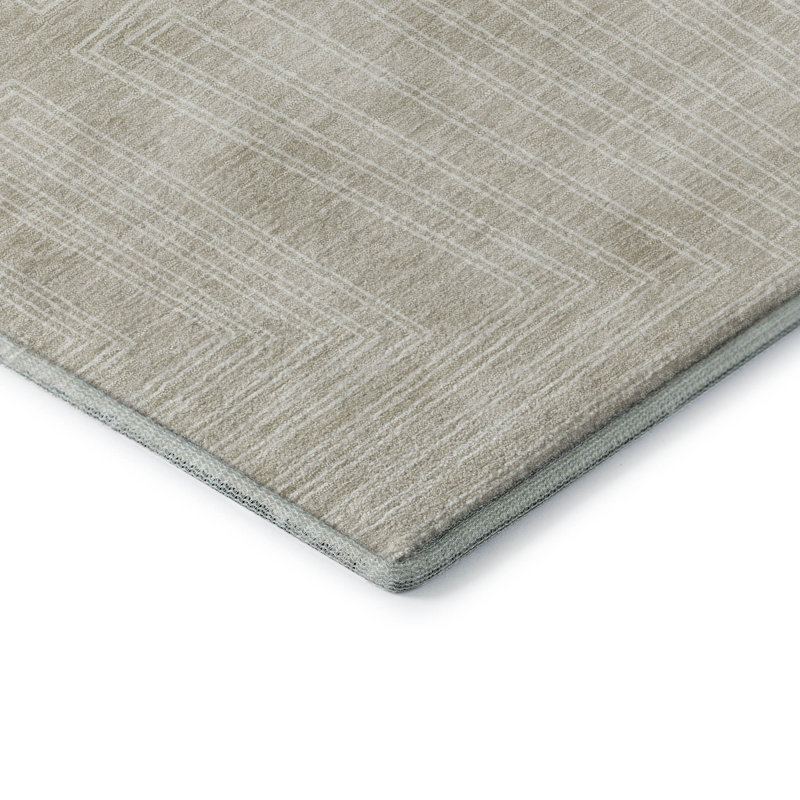 Premium Machine Washable Harrietstown AMF1045 Geometric Rug, Rectangle 10' x 14'