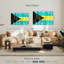 Drapeau Borges en bois des Bahamas-107923584