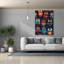 Art mural sur toile Epic Graffiti «Color Pattern Small Owl» par Momart-106172936