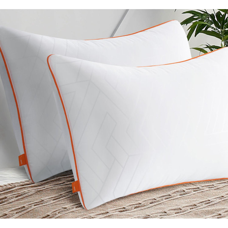 Ensemble de 2 oreillers moelleux de qualité supérieure pour hôtel de luxe / standard