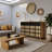 Engeline 2 Drawers Accent Cabinet Storage Cabinet With Doors