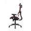 Chaise ergonomique en filet avec accoudoirs 3D