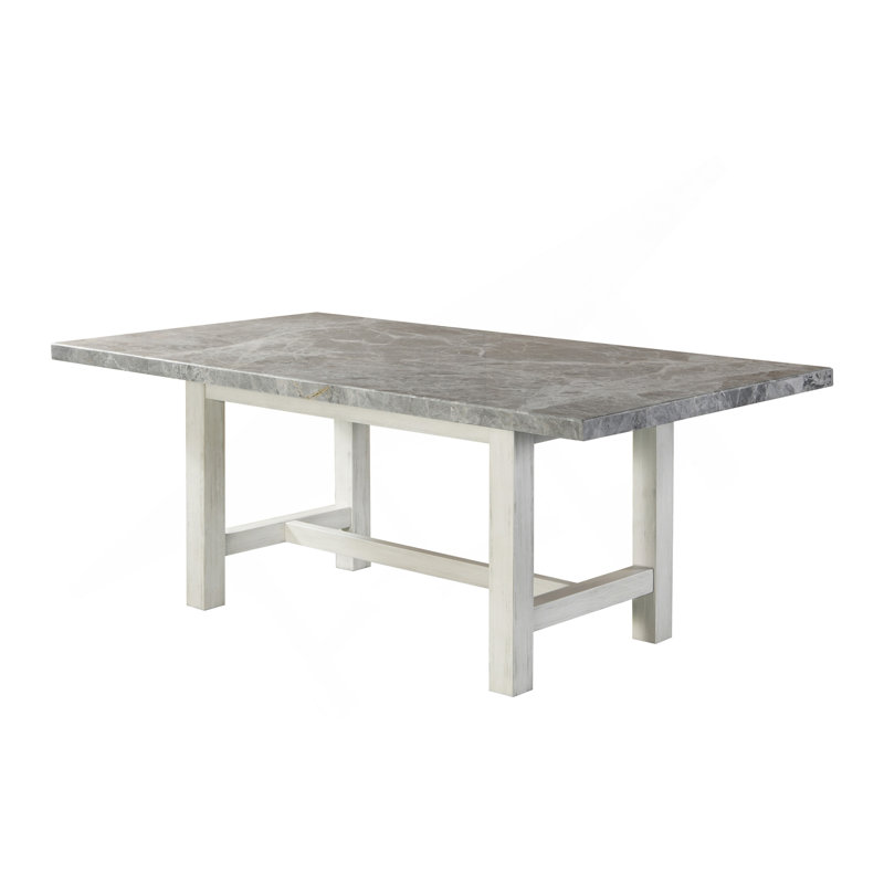 Canova - dessus de table en marbre gris - blanc