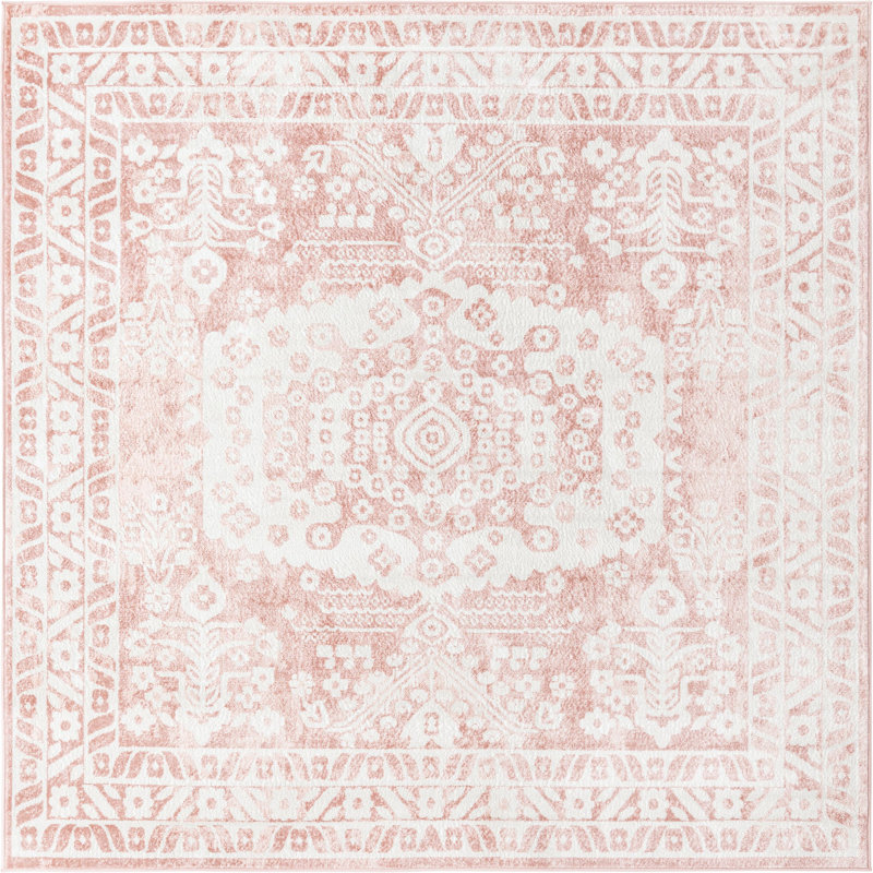 Micsunel Abstract Indoor Rug, Square 7'10"
