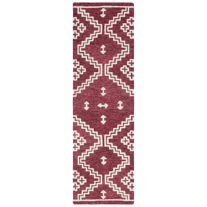 Abbie-Rose Hand Tufted Wool Southwestern Rug, Runner 2'3" x 8'