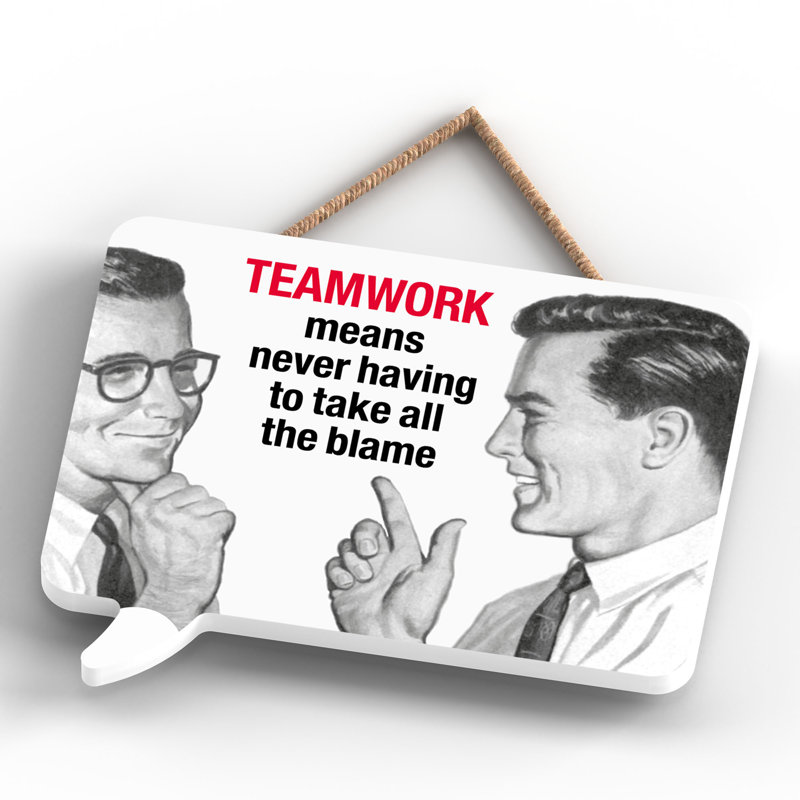 Pinup Teamwork - Print on MDF