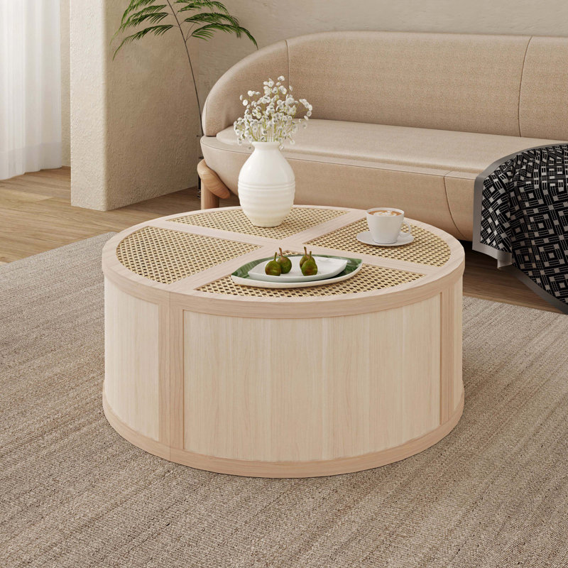 Round to Square Block Modular Coffee Table