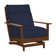 Kennebunkport Wrought Aluminum Outdoor Spring Lounge Chair