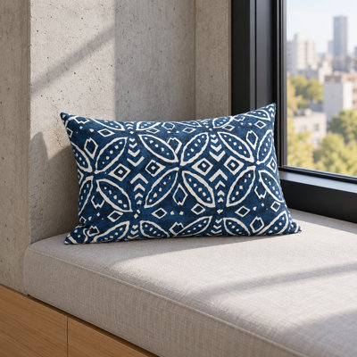 Batik extérieur indigo tropical