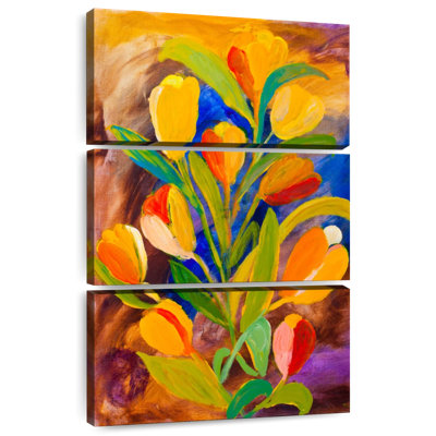 Avery gracieuses fleurs abstraites