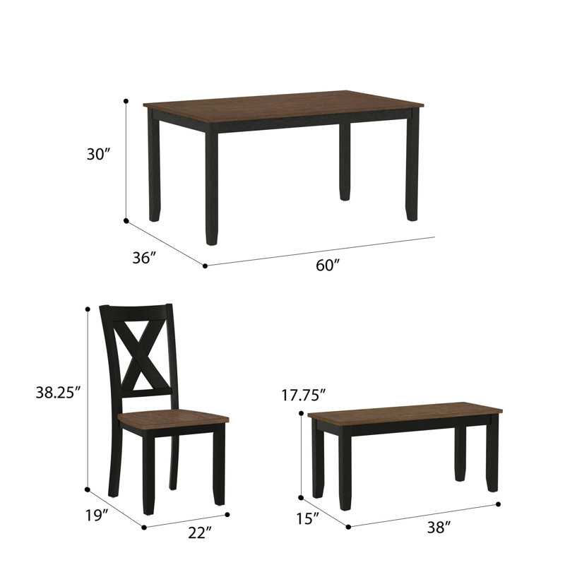 6 Piece Dining Table Set