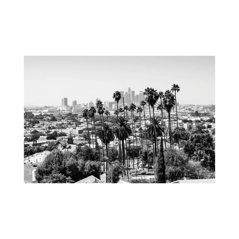 Los Angeles View by Philippe Hugonnard - Wrapped Canvas Print, 20.32 cm H x 30.48 cm W