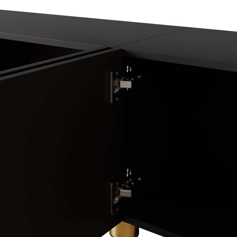 TV Stand for TVs up to 78", Black