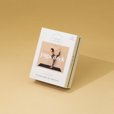 SUCK UK Yoga Deck: Calm Club 52 Card Pack of Yoga Poses