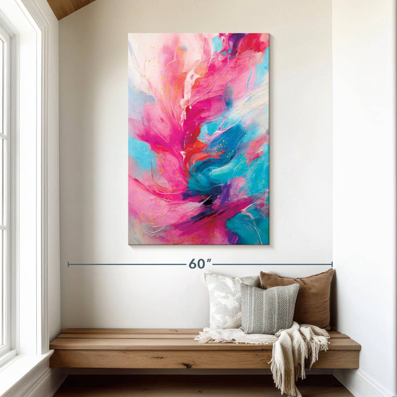 Avery Abstract Color Surge, 48" H x 32" W