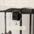 Matte Black Semi - Pivot Hinged Tempered Glass Shower Door 32 36 In. W, 72 H, 130 Rotatable Pivot, Reversible, Waterproof, Fits Irregular Bathroom Spaces Non Vertical Walls
