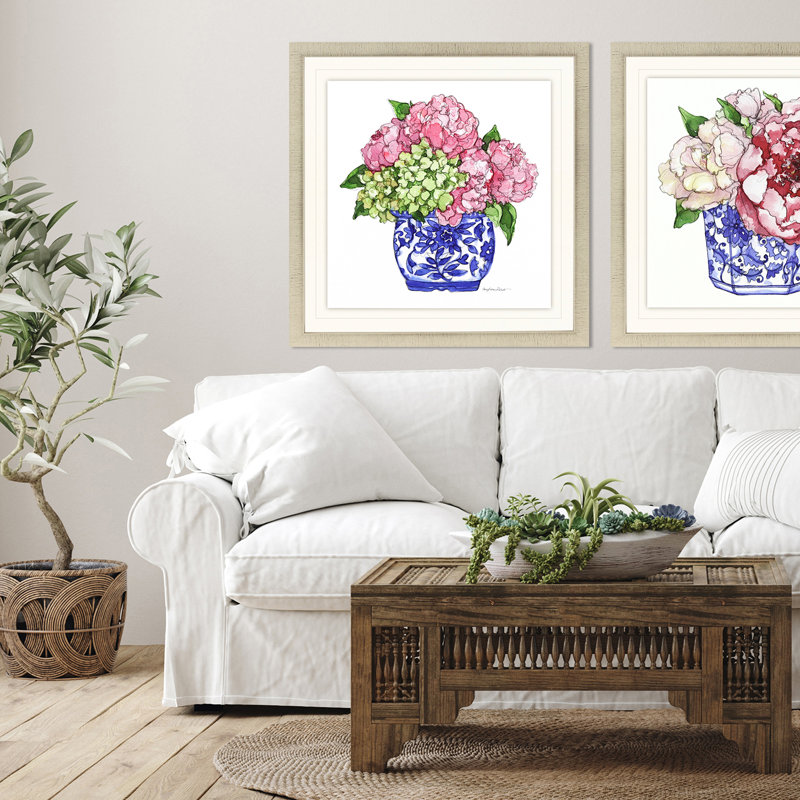 «Pretty Petals III», reproduction d'art sur papier encadré