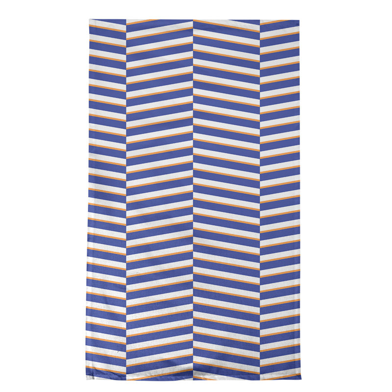 Jaya Tea Towel Kitchen Towel, Dark Blue/White, Poly Twill