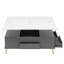 Table basse à plateau relevable moderne avec tiroirs Modern