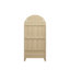 Armoire de 70,06 po de hauteur, avec tablettes réglables, porte en acrylique, ajoutant du caractère à votre espace de rangement moderne, porte pour rangement pratique