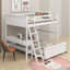 Full Over Full Bunk Bed With Desk