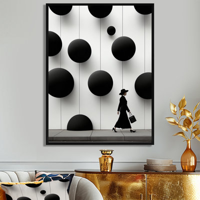 Black And White Minimalist Woman Photo - Fashion Wall Art