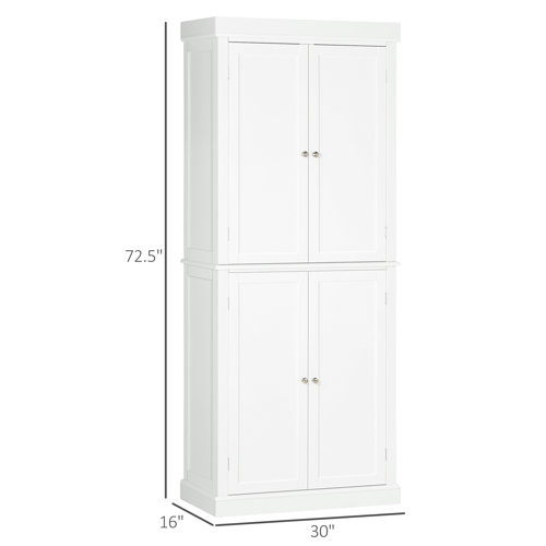 HomCom 72.5'' Kitchen Pantry & Reviews | Wayfair