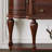 American style solid wood half round sideboard.