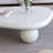 Cloud Coffee Table With 3 Ball Legs Modern Wooden Accent Center Table Unique Accent Table For Small Spaces For Living Room